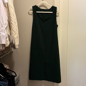 Banana Republic Dark Green Midi Dress